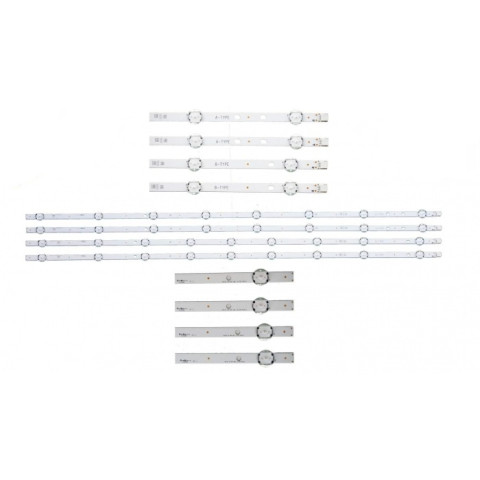 VESTEL 43 DRT UHD A-TYPE, VESTEL 43 DRT UHD B-TYPE, VES430QNDL-2D-U11 LED BAR BACKLIGHTS 43UA8900, 43UB8600, 43PUS6031 LED BAR RESİM