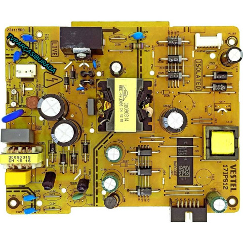 17IPS12 , 23281584 , VESTEL , SEG , 43SC7600 POWER BOARD RESİM