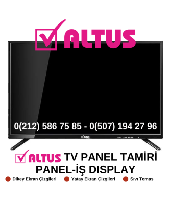 ALTUS 43 İNÇ TV PANEL TAMİRİ